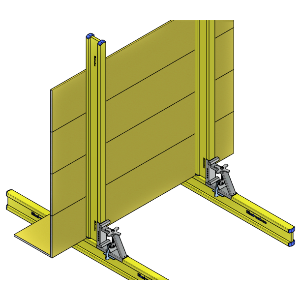 Formwork beam of wood SCHAKE H20 | Length: 3300 mm, Height: 200 mm | without end-cap